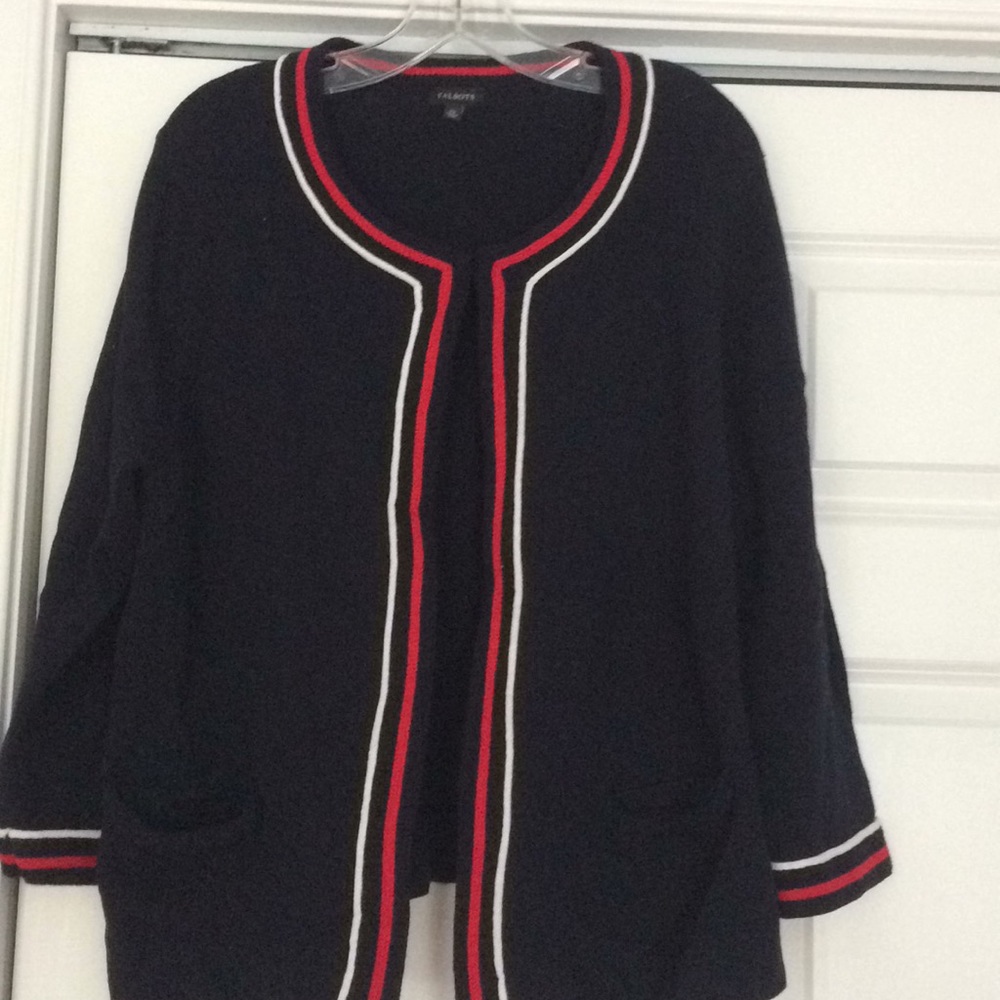 Talbots nautical cotton sweater